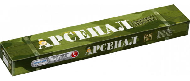 Электроды сварочные Арсенал МР-3, ф 3 мм (уп-2,5 кг) купить с доставкой в Волоколамске